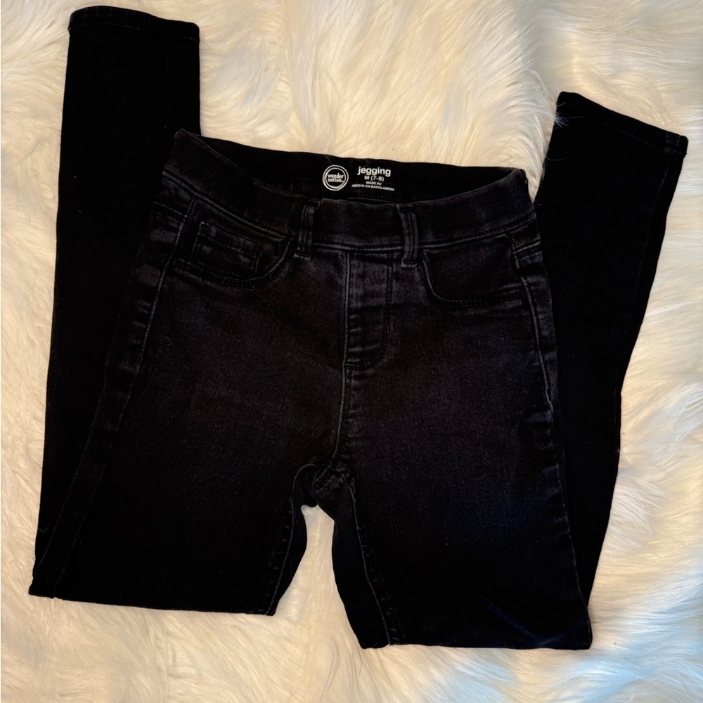 Girls Black Jeggings